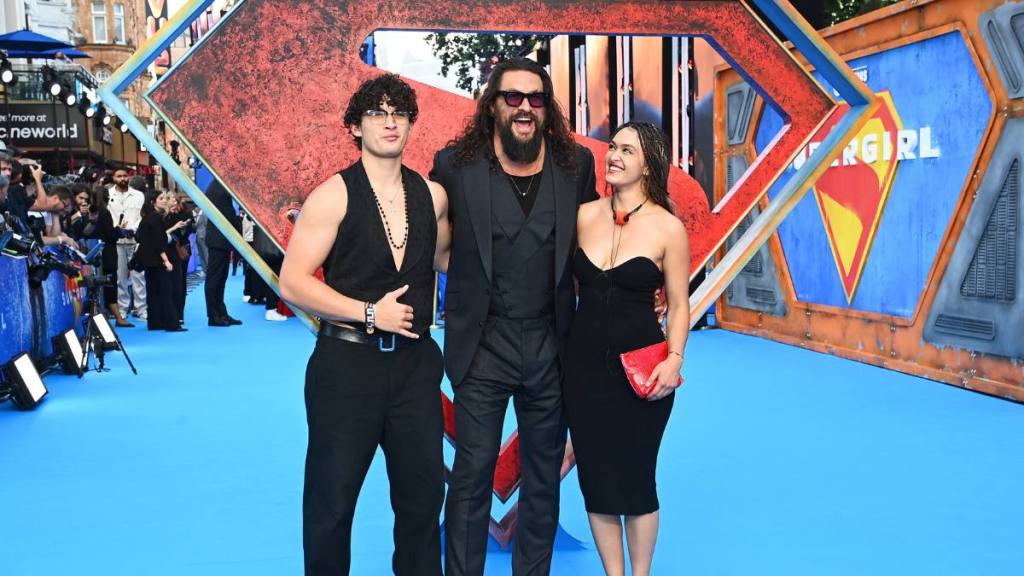 Jason Momoa kids Supergirl