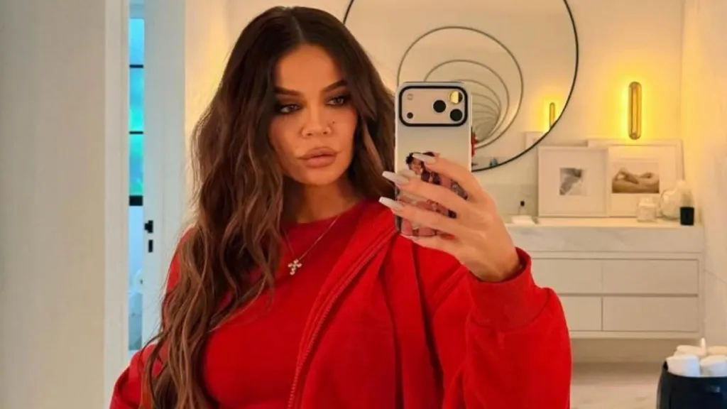 Khloe Kardashian Goes Braless Under a Soaking Wet Sheer Dress