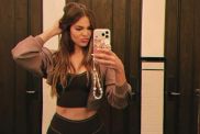 Khloe Kardashian Puts Super-Low Neckline on Full Display in Micro Mini