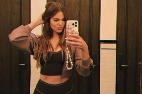 Khloe Kardashian Puts Super-Low Neckline on Full Display in Micro Mini