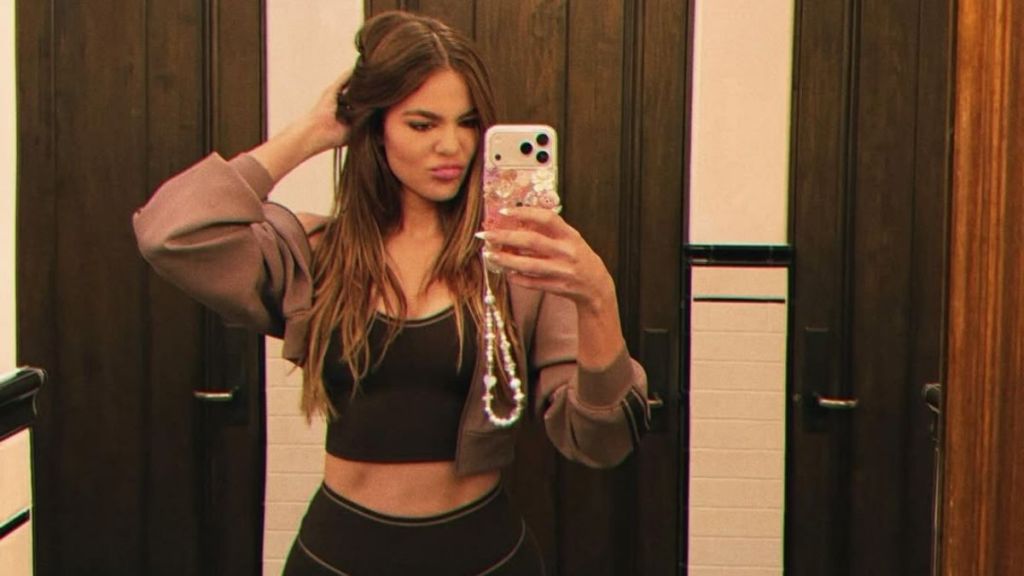Khloe Kardashian Puts Super-Low Neckline on Full Display in Micro Mini