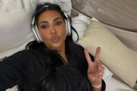 Kim Kardashian Nearly Spills Out of a String Bikini That’s Hanging on by Threads