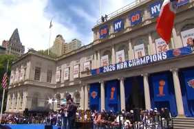 Knicks Parade Brawl Turns NSFW as Woman Twerks Mid-Fight