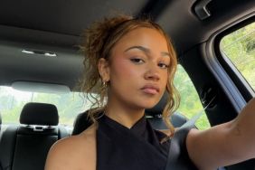 Madison Bailey’s Plunging Crop-Top Almost Gives Everything Away