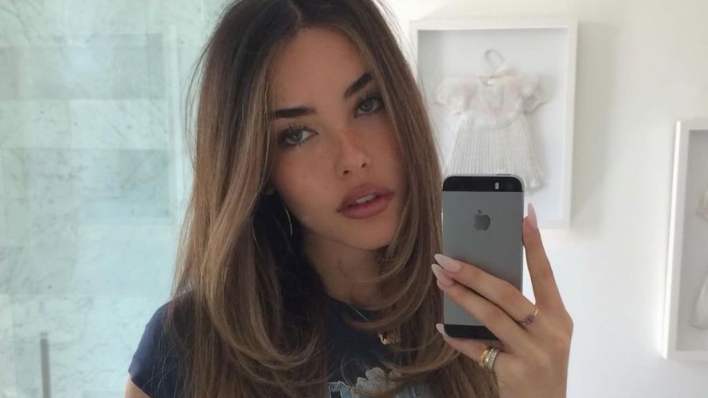 Madison Beer Squeezes Into a Curve-Clinging Mini That Barely Covers the Basics