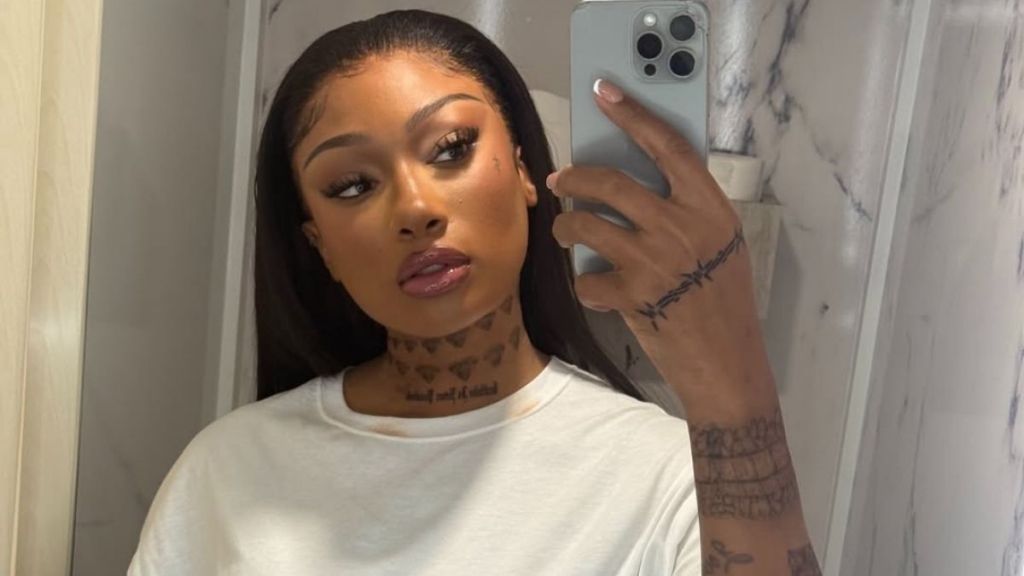 Megan Thee Stallion Sizzles in a Bikini That Barely Holds It Together