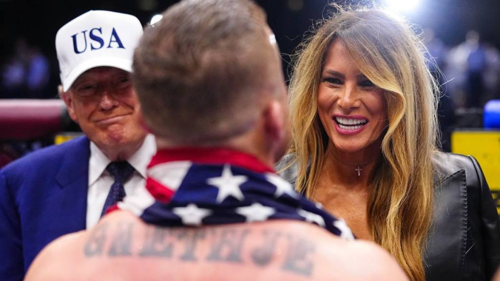 Melania Trump UFC Justin Gaethje