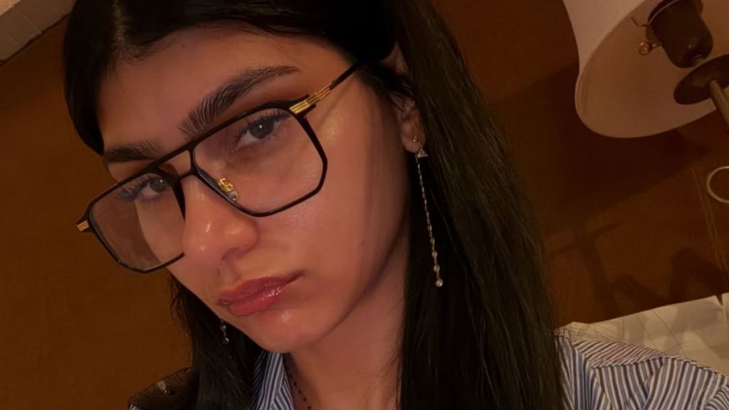Mia Khalifa Makes the Sheer Bra Trend Look Hotter Than Ever