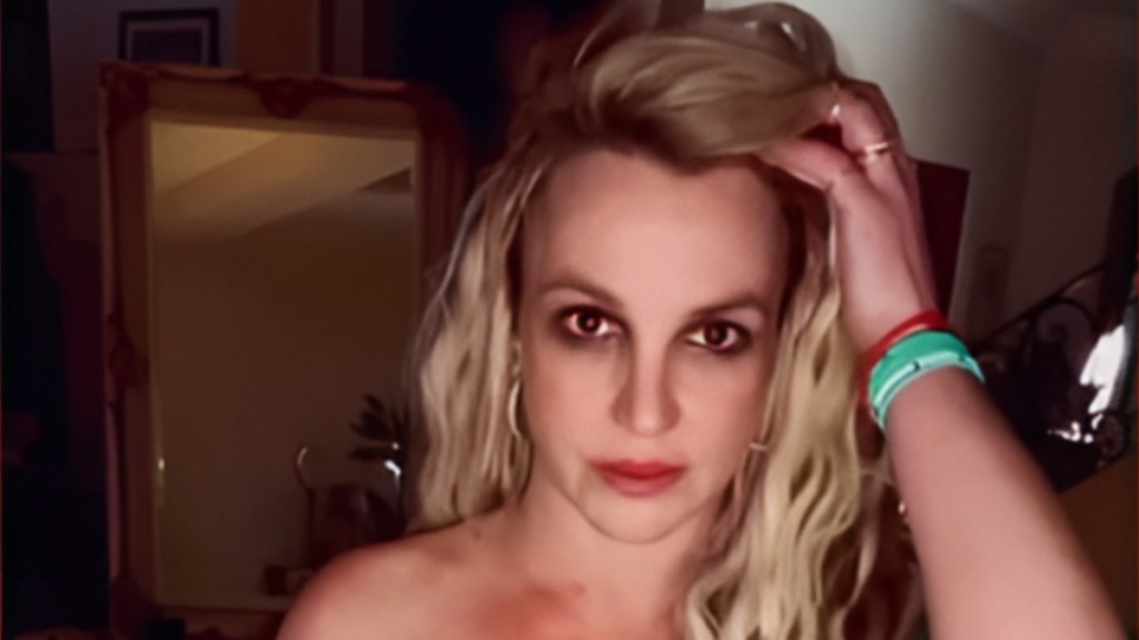 Britney Spears’ Mini Dress Slides off Her Shoulder During Sultry Dance Video
