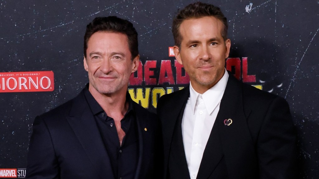 Viral Video Shows Hugh Jackman & Ryan Reynolds Nearly Hit by Foul Ball