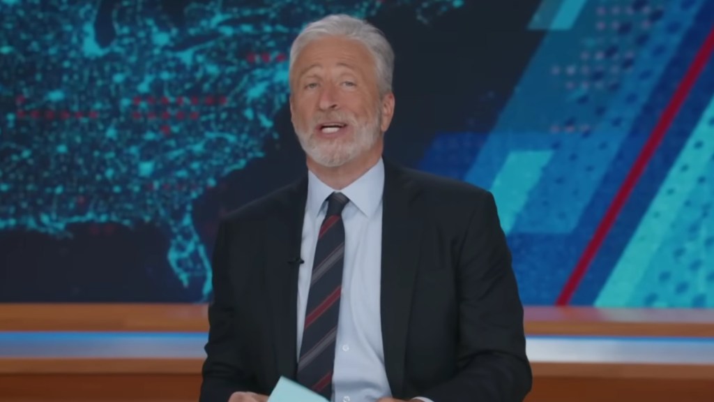 'Really F—ing Green': Jon Stewart Targets Donald Trump Over Pool Algae
