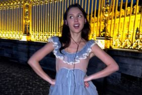 Olivia Rodrigo's Leggy Look Features a Skirt That's Barely Visible While Seated