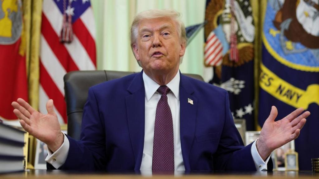 Donald Trump Attacks CNN's Kaitlan Collins During Heated Press Exchange