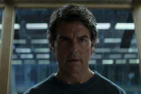 Tom Cruise stares in Mission: Impossible Final Reckoning.