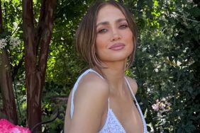 Jennifer Lopez's Unbuttoned Plunging Top Has Plenty Going On