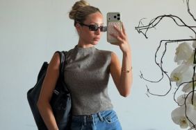 Alix Earle Goes Braless in Jacket That Plunges Dangerously Low