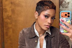 Keke Palmer’s Plunging Back Takes the Cake in Dangerously High-Slit Dress