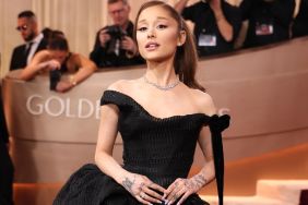 Ariana Grande Lets Her Ridiculously Bold Fringe Dress Do Most of the Talking