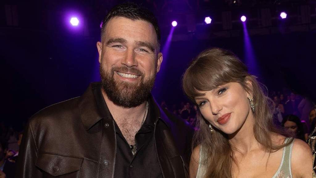 Taylor Swift Feeds Travis Kelce Using 'Airplane Noises' in Unseen Video