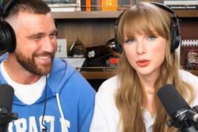 Taylor Swift Joins Travis Kelce for Live New Heights Moment