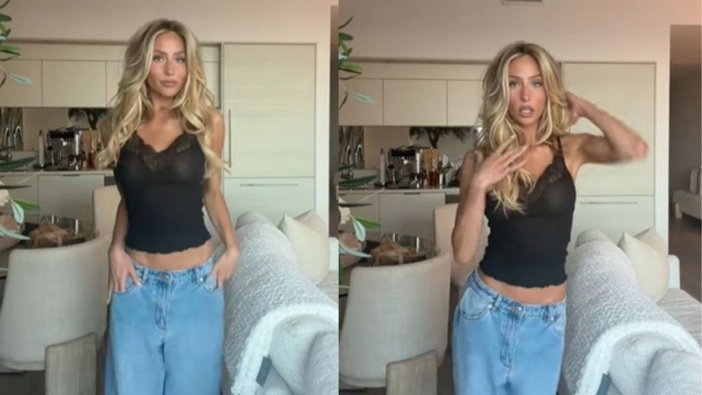 Alix Earle Does a Teasing Dance in See-Through Lacy Top That Hides Nothing