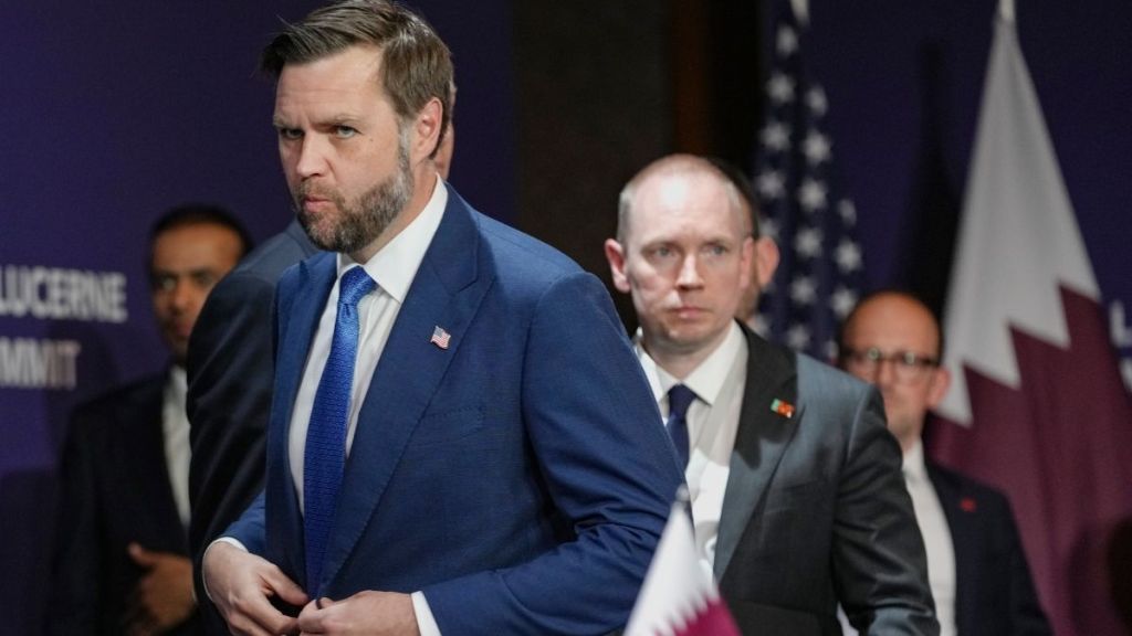 JD Vance Reportedly Sidelined by Qatar and Iran Officials in Switzerland