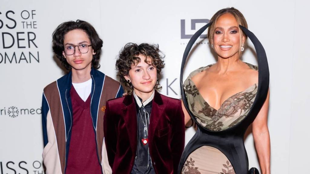 Jennifer Lopez Wipes Away Tears at Son Max's Graduation