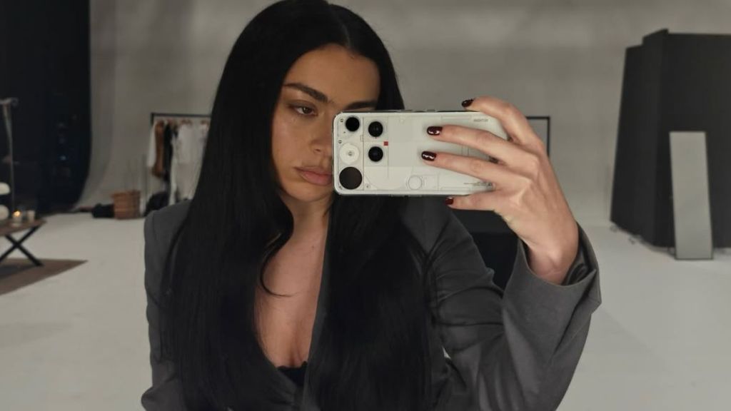 Charli XCX Teases 'Something Horny' in Sheer Barely-Covered Bra