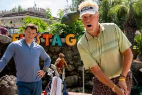 Will Ferrell putts in The Hawk.
