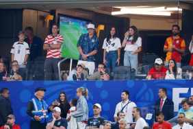 Brad Pitt & Paris Hilton's FIFA World Cup Appearance Turns Heads