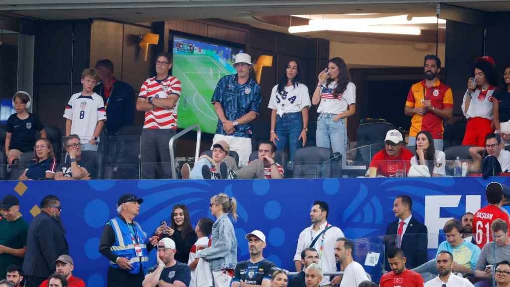 Brad Pitt & Paris Hilton's FIFA World Cup Appearance Turns Heads