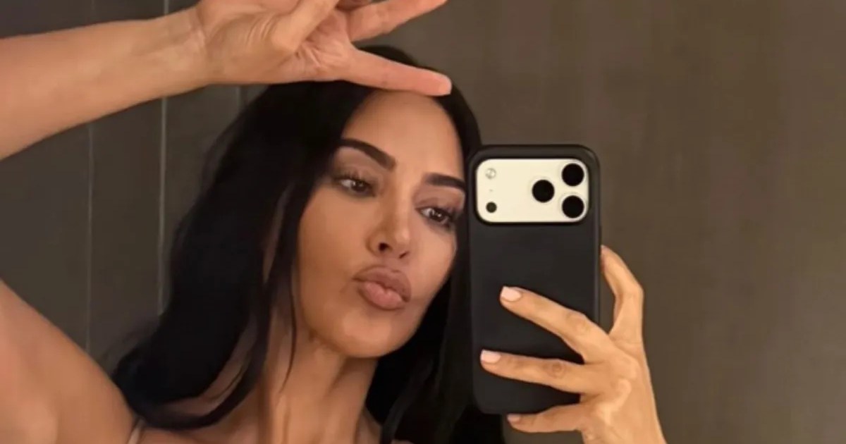Kim Kardashian's Curve-Hugging Leather Jacket Comes With a Surprisingly Revealing Twist