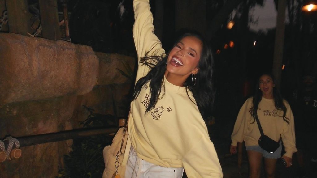 Becky G Shows off Her Toned Abs in a Sleek Power Suit for BOSS