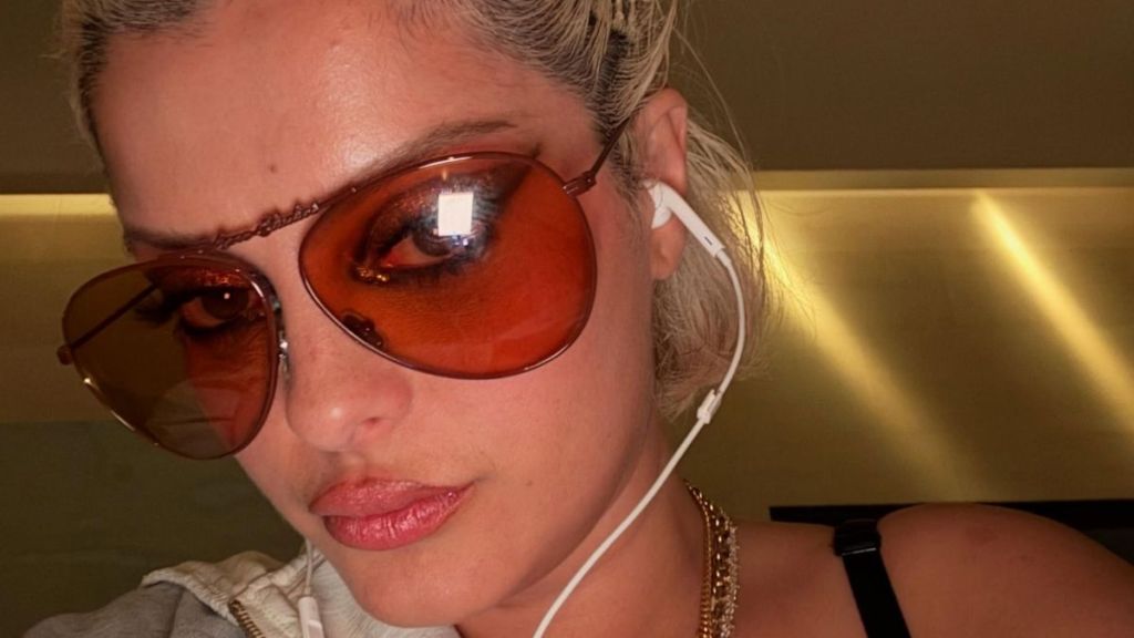 Bebe Rexha Trades Pants for an Oversized Shirt That Barely Covers Anything