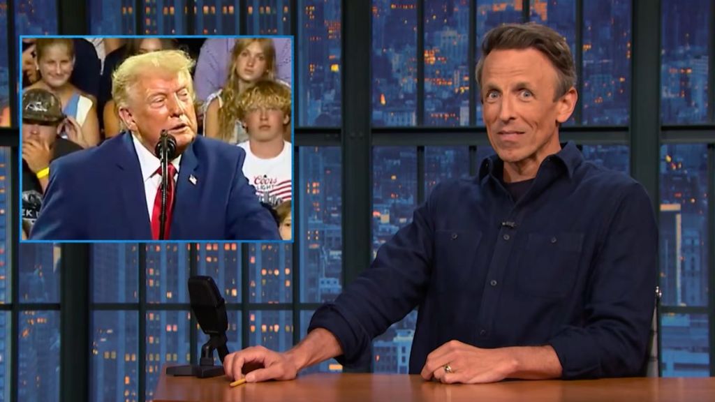 Donald Trump Jimmy Fallon Seth Meyers
