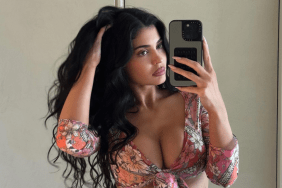 Kylie Jenner’s Deeply Plunging Neckline Distracts From Open-Back Top