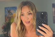 Hilary Duff's Risqué Bodysuit Slides Low for an Unexpected Revealing Moment