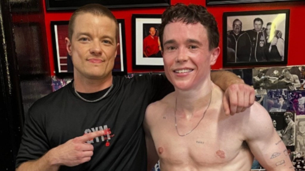Elliot Page Looks Shredded in Shirtless Photo & Videos From Boxing Training
