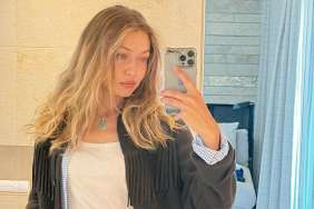 Gigi Hadid’s Flirty Bra Peeks Through Cutout in Curve-Hugging Dress for Taylor Swift Wedding