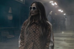 Jennifer Lopez Goes Braless in a Blazer Barely Held Together by Ribbon