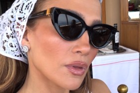 Jennifer Lopez Wears a Skin-Baring Micro Mini That’s Practically Made of Holes