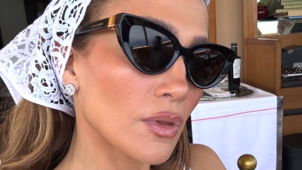 Jennifer Lopez Wears a Skin-Baring Micro Mini That’s Practically Made of Holes