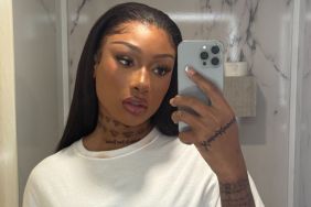 Megan Thee Stallion Almost Spills Out of Plunging Bra Top in NYC
