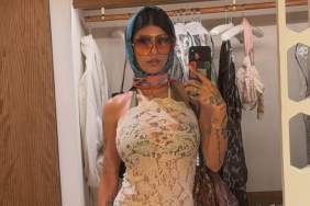 Mia Khalifa's Drenched String Bikini Leaves Her Toned Body Fully Exposed on the Beach