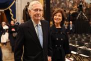 Mitch McConnell’s Wife Offers a Bizarre Defense Amid Health Rumors