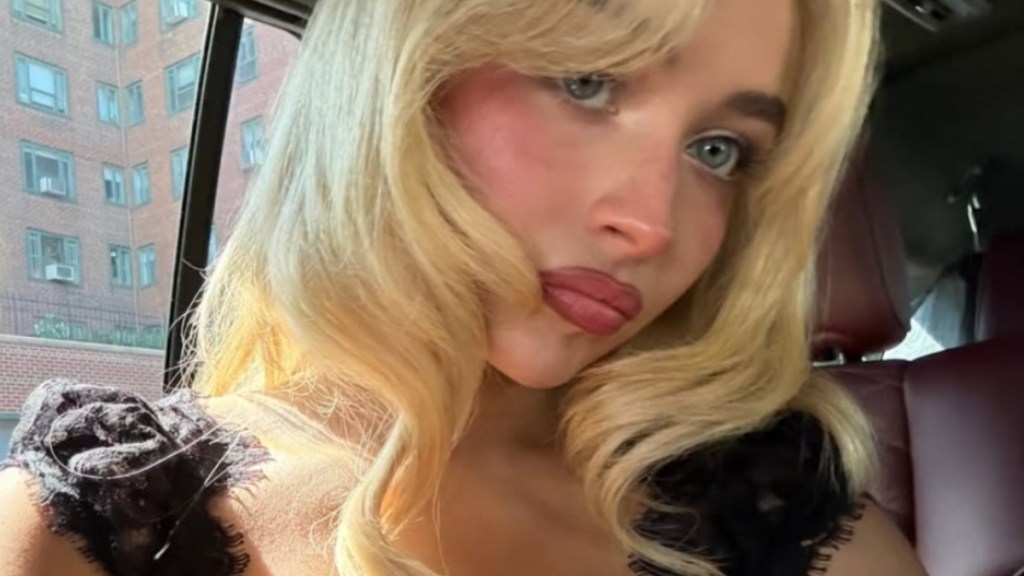 Sabrina Carpenter Nearly Pops Out of a See-Through Lingerie Dress That Reveals Way Too Much