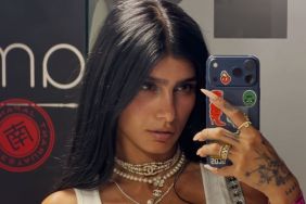 Mia Khalifa Goes Bold in a Mini Skirt So See-Through, It’s Basically Lingerie