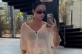 Demi Lovato's Soaking One-Piece Swimsuit Barely Covers Anything