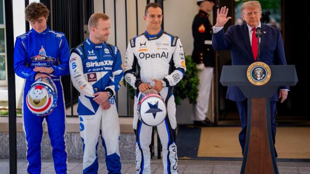 Donald Trump Turns White House Into a Pit Stop for His Freedom 250 Race