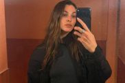 Leonardo DiCaprio’s Girlfriend’s Completely Sheer Wet Dress Clings to Every Curve